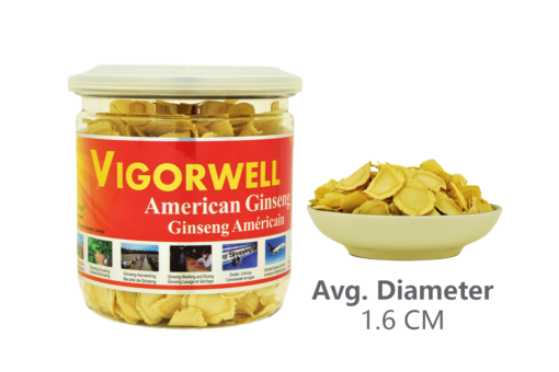 Vigorwell 5-Year Large American Ginseng Slice (80G/2.8OZ)