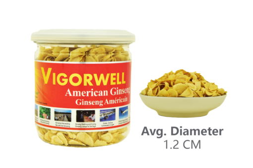 Vigorwell 4-Year Medium American Ginseng Slice (100G/3.5OZ)