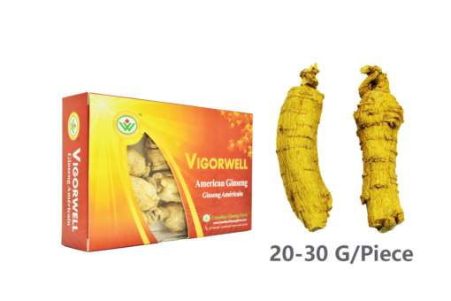 Vigorwell Selected Jumbo Medium-Chunky American Ginseng (150G/5.3OZ)