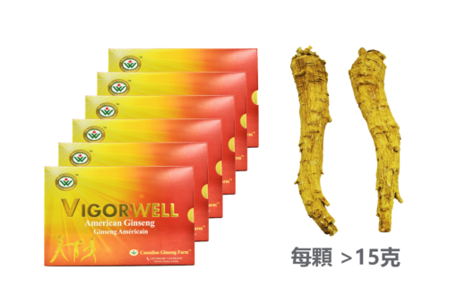 威格維爾 . 四年特級長枝花旗參 (精裝 量販6盒 2.2磅/1,020克/36盎司)