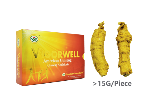 Vigorwell 4-Year Jumbo Medium-Chunky American Ginseng (227G/8.0OZ)