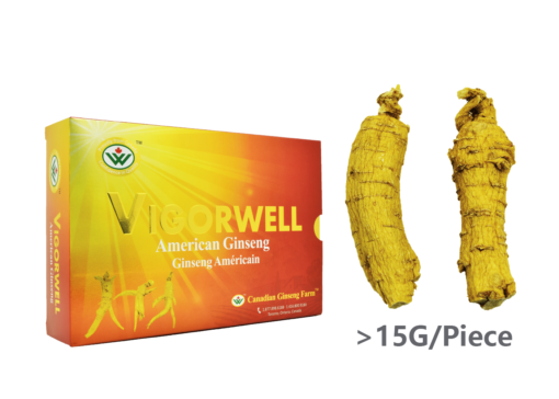 Vigorwell 4-Year Jumbo Medium-Chunky American Ginseng (227G/8.0OZ)