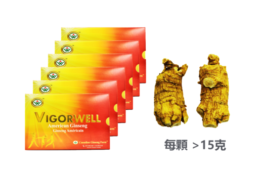 威格維爾 . 四年特級短泡花旗參 (精裝 量販6盒 3磅/1,362克/48盎司)