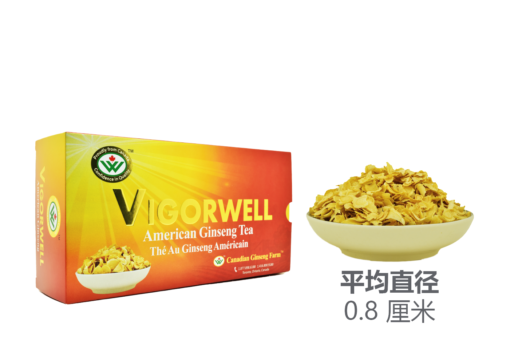 威格维尔 . 四年西洋参片礼盒 (5.0克/包 X 18包, 90克/3.2盎司)