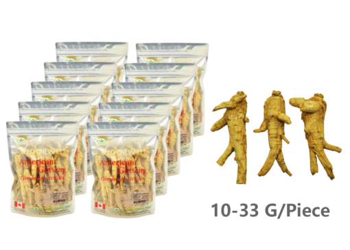 Vigorwell 4-Year Jumbo American Ginseng (10LB/4,540G/160OZ)-Super Value Pack
