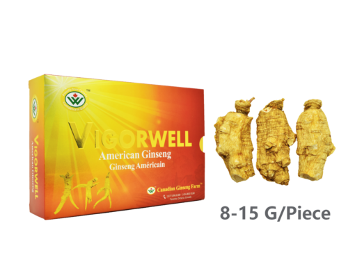 Vigorwell 4-Year Large Short-Chunky American Ginseng (227G/8.0OZ)-Shipped To China