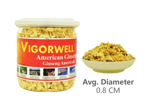 Vigorwell 4-Year Small American Ginseng Slice (120G/4.2OZ)